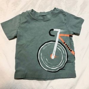 SOLD - Tea Collection bicycle t-shirt size 2
